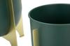 Vase Holder Grent Shet Set 2 Pcs Cm Ø 24,5X26-19X21