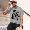 Anime Printed Tshirt Harajuku Vintage Washed Tshirt Unisexs Unisex Clothing Short Sleeve Pure Tees Tops 2026 New Model