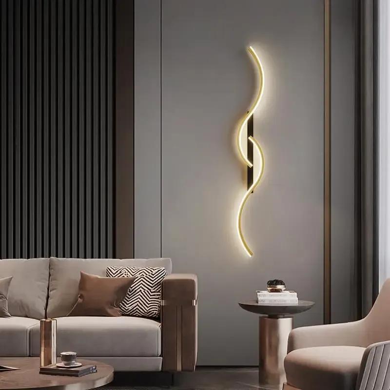 DAMIASMIL Modern LED Wall Lamp for Bedroom Bedside Wall Lights Home Living Room Decoration Interior Wall Sconce Fixture Luster