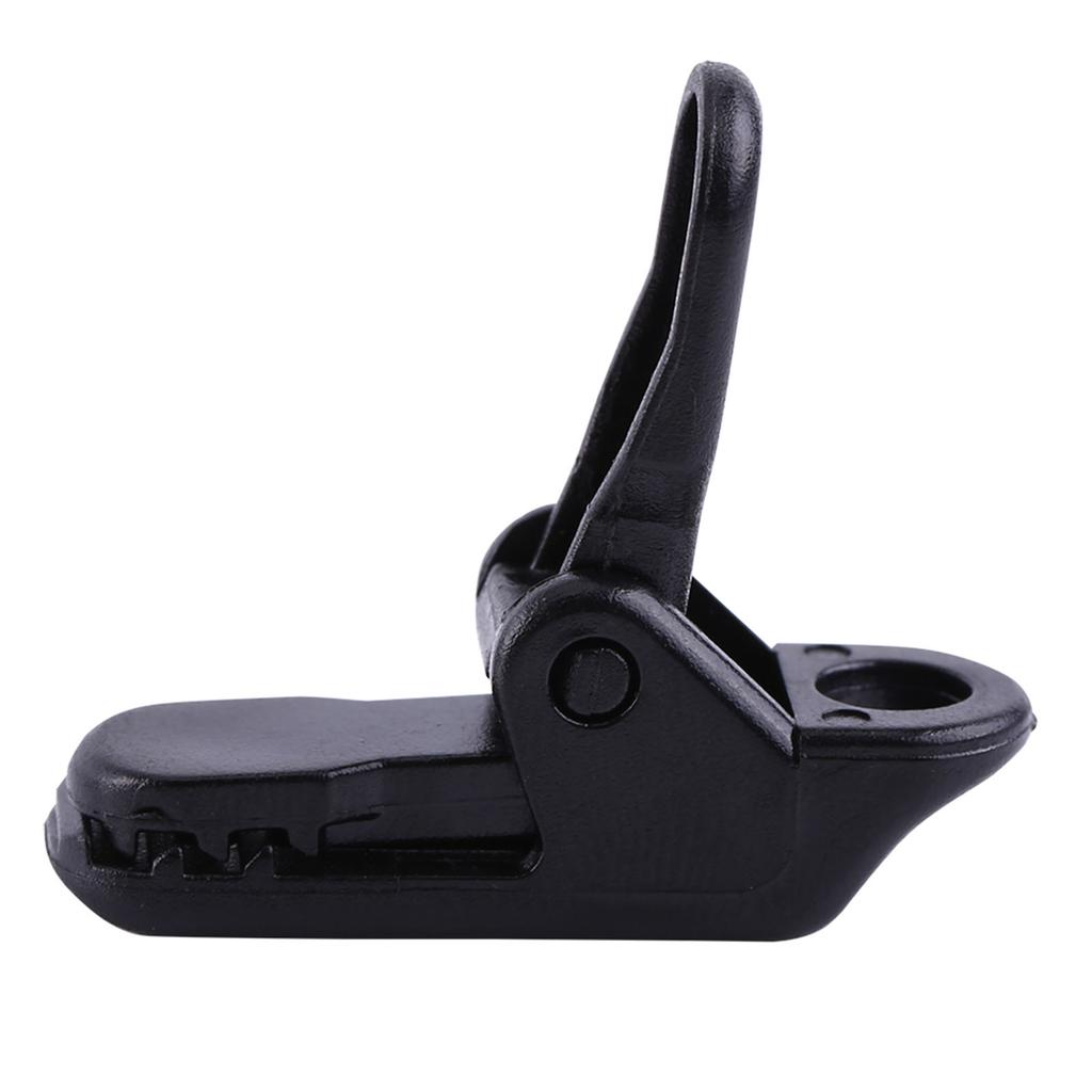 20 шт. мешок Черные зажимы-ловушки Челюсть Палаточные кнопки Кемпинговые зажимы Зажимы для натяжения палатки Для улицы