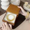 Yingrun Half Mountain and Water Yellow Dragon Jade Bracelet Simple Circle Jade Bracelet Elegant Charm Jade Bracelet National Style Good Gift