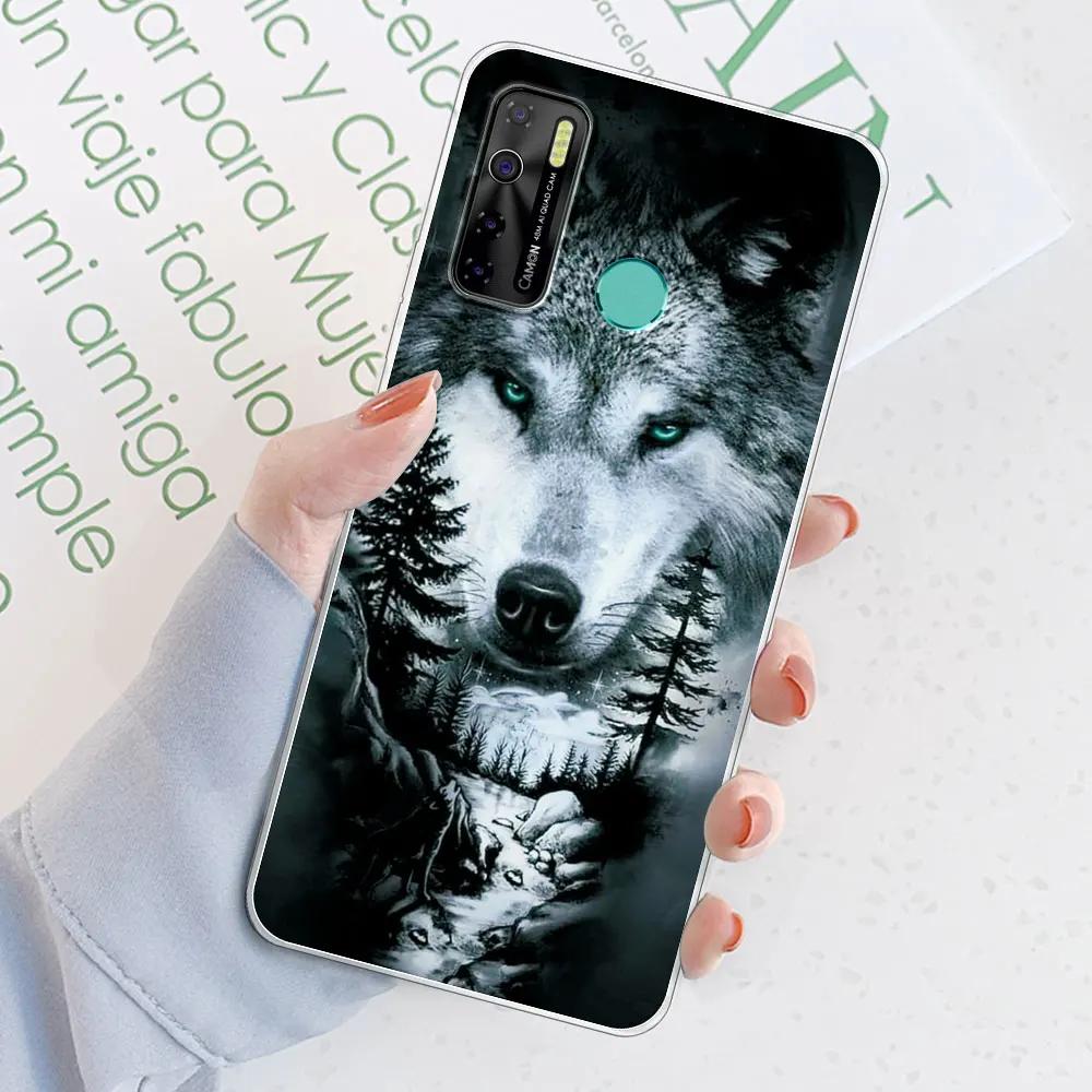 Чехол-бампер для Tecno Spark 5 Pro / Tecno Camon 15 Air / Camon15, прозрачный, из мягкого силикона TPU, или чехол для Tecno Spark 5