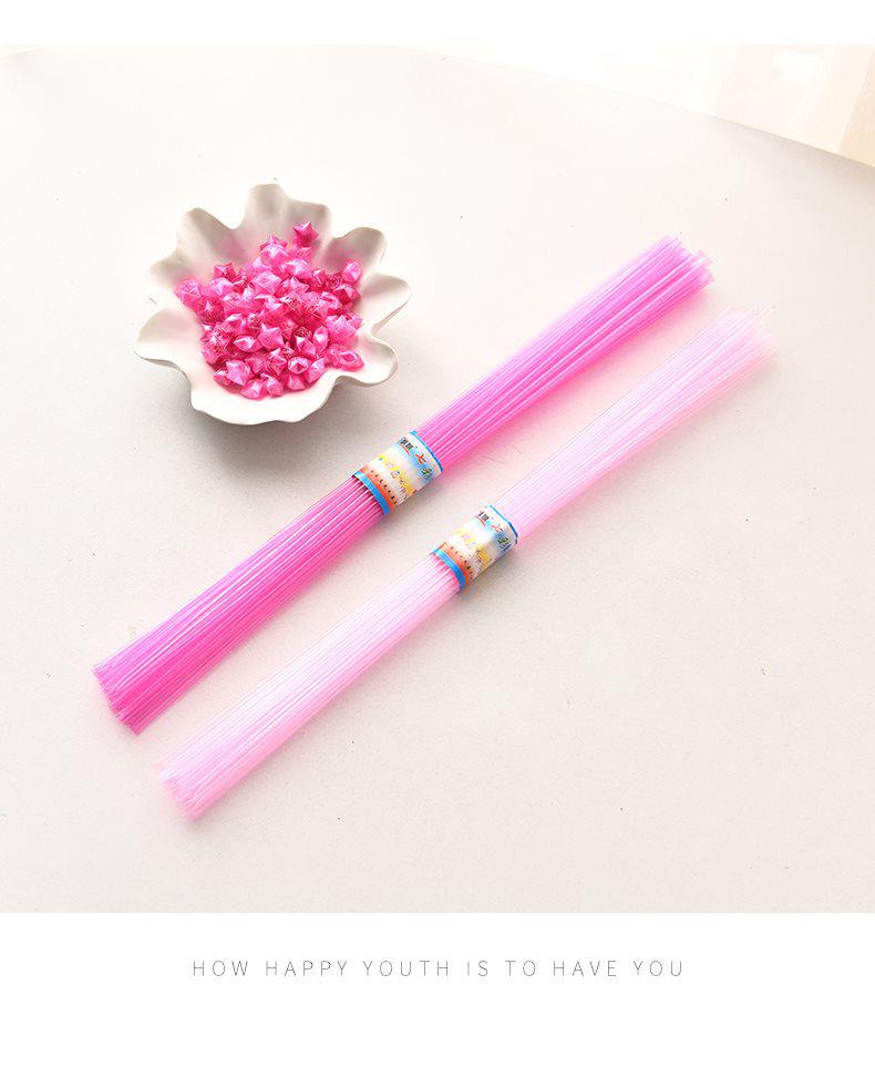 Трубочка Звезда, сложенная в пятиугольник - Материал для трубочек Счастливая звезда, Бутылка для желаний, Подарок для студентов