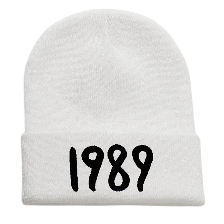 Embroidery flower knitted hat digital wool hat outdoor cycling pullover hat