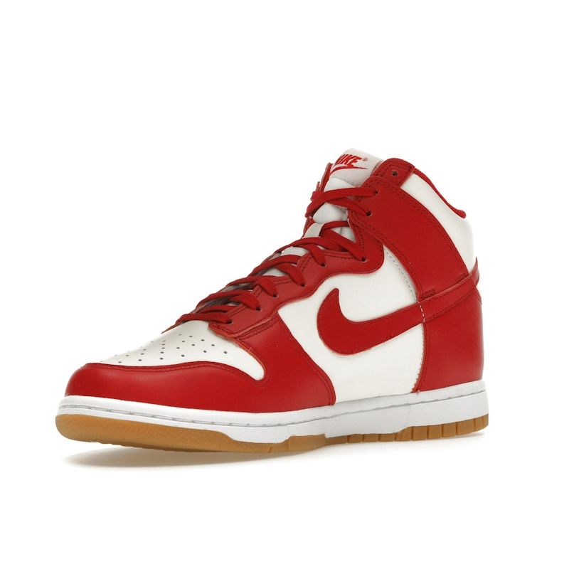 Nike Кроссовки женские Dunk High Gym Red Sail Gum Gum-светло-коричневые белые DD1869-114