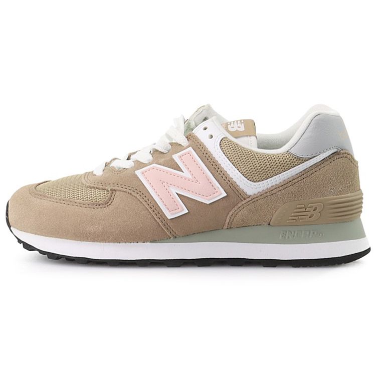 New Balance 574 Женские Желто-коричневые Низкие Ретро Повседневные Беговые Кроссовки B Ширина WL574BTB