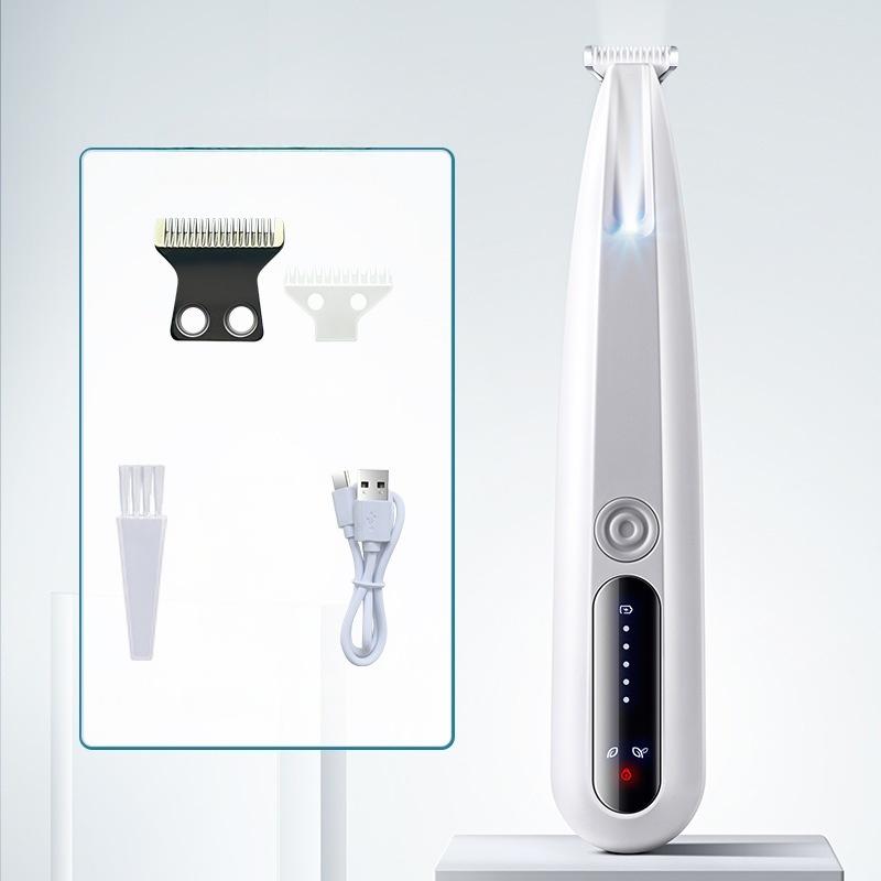 Luxury Rechargeable Electric Hair Trimmer for Pets Portable Waterproof Clipper for Cats Dogs Stylish Grooming Product Plastic