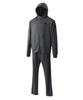 Combat Genuine Jersey Tracksuit Setup Top and Bottom Set Unisex [Sports] TR-74 Men's (M, Gray/Black)