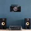 Бумбокс радио виниловая пластинка настенные часы Ghetto Blaster аудио искусство хип-хоп танцор виниловые музыкальные диски настенные часы декор музыкальной студии