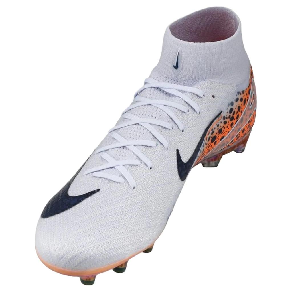 Nike Air Zoom Mercurial Superfly Elite 10 Ag-Pro Модные Спортивные Нескользящие Прочные Футбольные Бутсы Мужские Футбольные Бутсы Бело-Оранжевые HF9397-900