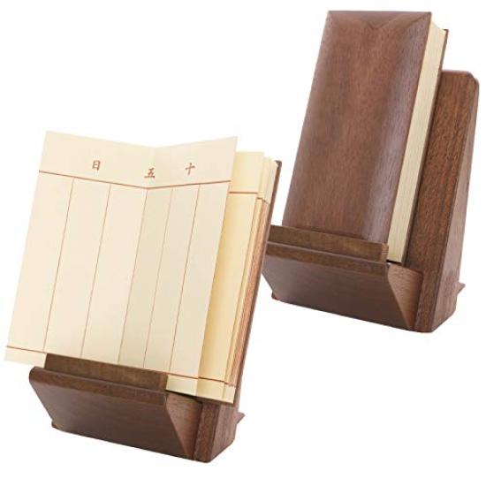 Современная книга-мемориал AYUMI, набор подставок для книги-мемориала 3,5 дюйма, грецкий орех