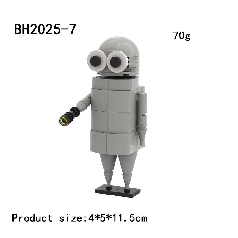 Repo Строительные Блоки Игрушки REPO Blocks Набор Хоррор Голова Человек Утка Неизвестный Худой Человек Галстук-Бабочка Строительные Фигурки Блоки для Мальчиков Подарки