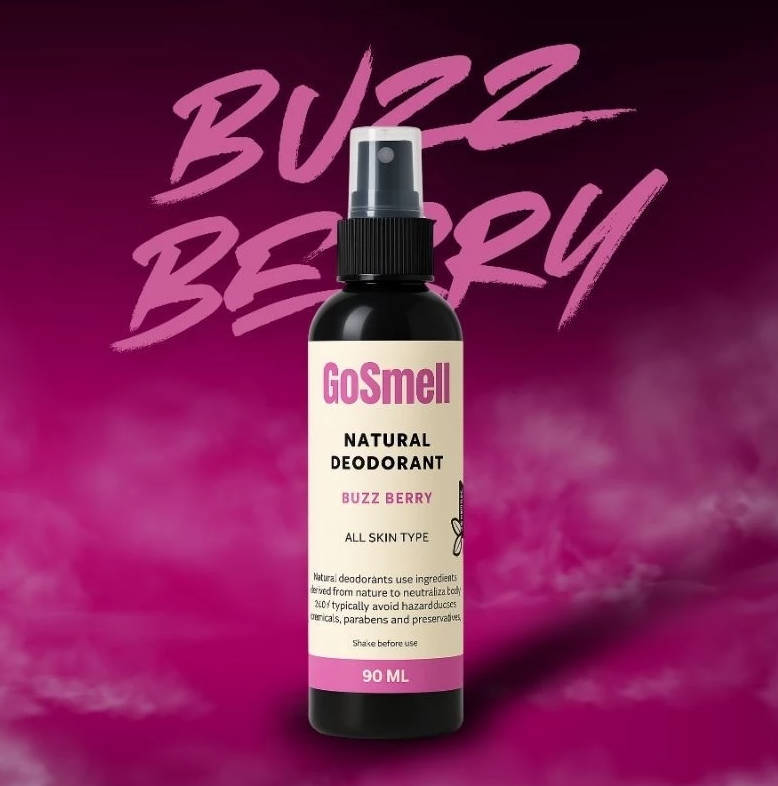 GOSMELL Underarm Deodorant Spray for Men Women, Long-Lasting Freshness, Portable Body Odor Eliminator, Sport Essential 150ml