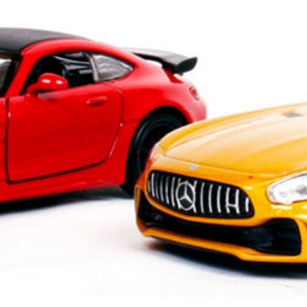 Welly 12см Модель автомобиля Mercedes-AMG GTR, Литье под давлением, Золотой