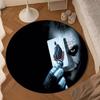 Abstract clown Pattern Round Rug for Livingroom,Bedroom, Palyroom, Chair Rug, Area rug, Circle Carpet, Large Size Fan Christmas gift