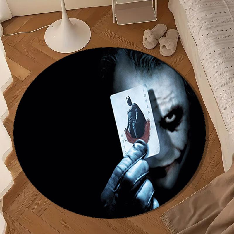 Abstract clown Pattern Round Rug for Livingroom,Bedroom, Palyroom, Chair Rug, Area rug, Circle Carpet, Large Size Fan Christmas gift