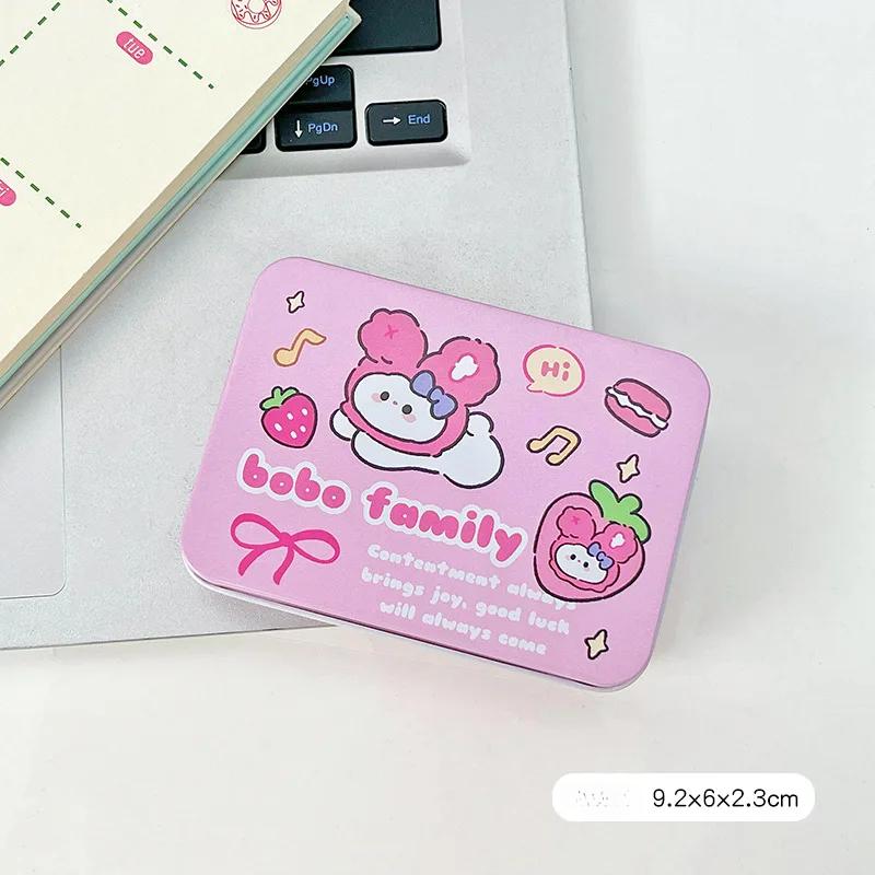 Мультяшная жестяная коробка, милая жестяная коробка для конфет, ювелирных изделий, подарочная коробка для хранения, креативная подарочная коробка, коробка для конфет