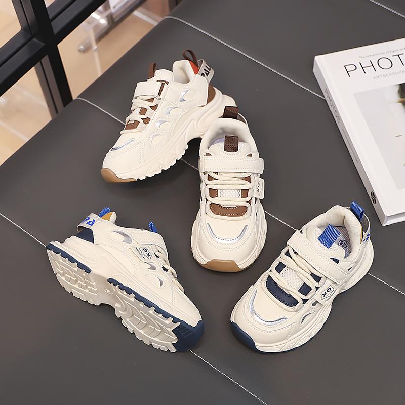 Детская модная дышащая повседневная обувь, детские спортивные кроссовки для бега для мальчиков и девочек, трендовые удобные спортивные кроссовки