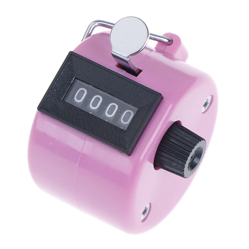 1 шт. 4-значный ручной счетчик для гольфа с цифровым кликером