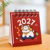 Mini Standing Flip Calendar Double Coil Monthly Planner Schedule Planner  Desktop Ornaments