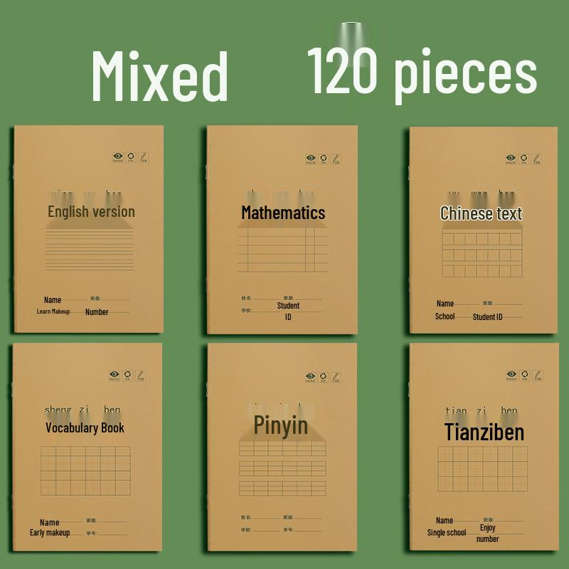 Standard Unified Workbook for First & Second Grade Elementary Students: Tianzige Calligraphy Practice Book