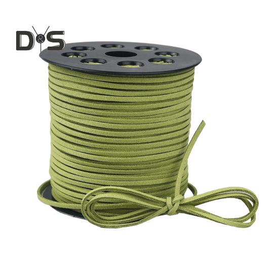 Бархатная веревка длиной 100 ярдов, шириной 3 мм, бархатный шнур для самостоятельного изготовления шнурков для обуви, изготовления ювелирных изделий, ремешка, ожерелья, браслета, плетеной веревки