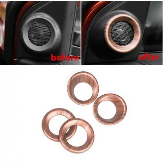 4X Interior Door Speaker Cover Trim For Honda CR-V CRV 2017-2022 Car Accessaries