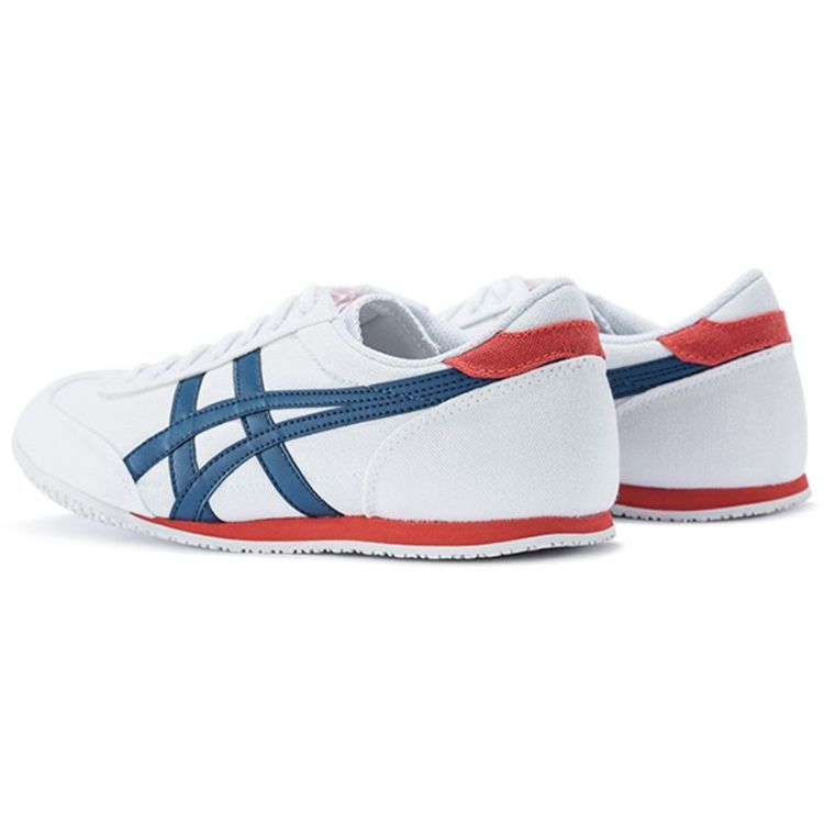 ONITSUKA TIGER Machu Racer Ткань Ретро Спорт Легкие Амортизирующие Прочные Нескользящие Низкие Повседневные Кроссовки Унисекс 1183A858-100