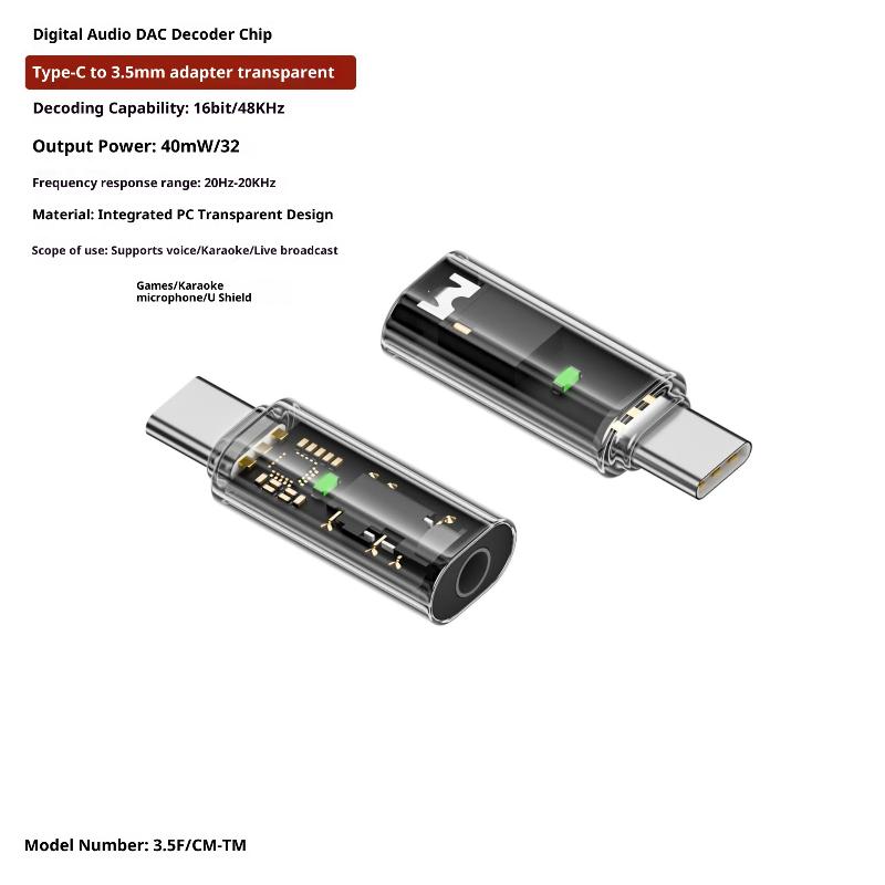 1 шт. Адаптер Type C на 3,5 мм аудио Адаптер для наушников AUX для телефона 15 Galaxy S24 S23 Ultra Адаптер USB Type C на 3,5 мм Aux