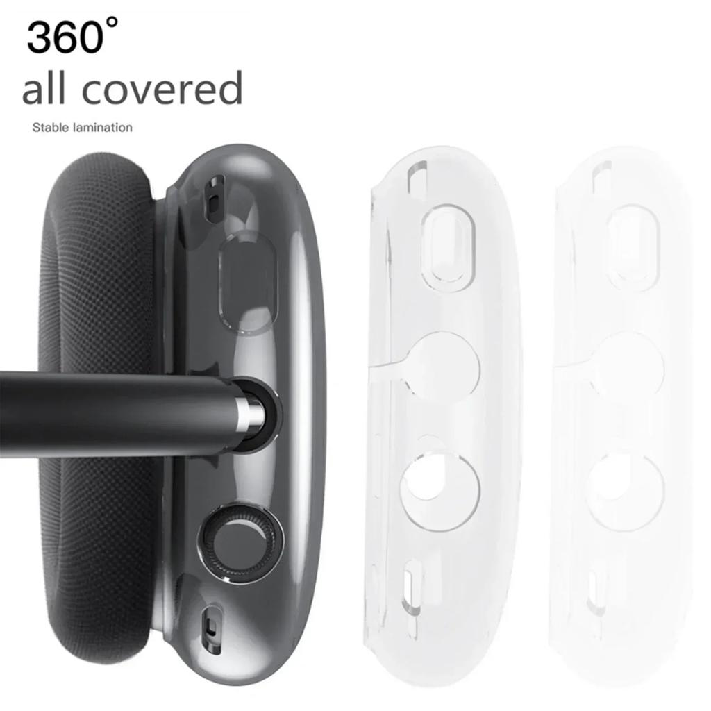 Чехол 3 в 1 для AirPods Max TPU Чехол-защита от ударов для беспроводных наушников Сменный чехол Защитная крышка для Air Pods Max 2021