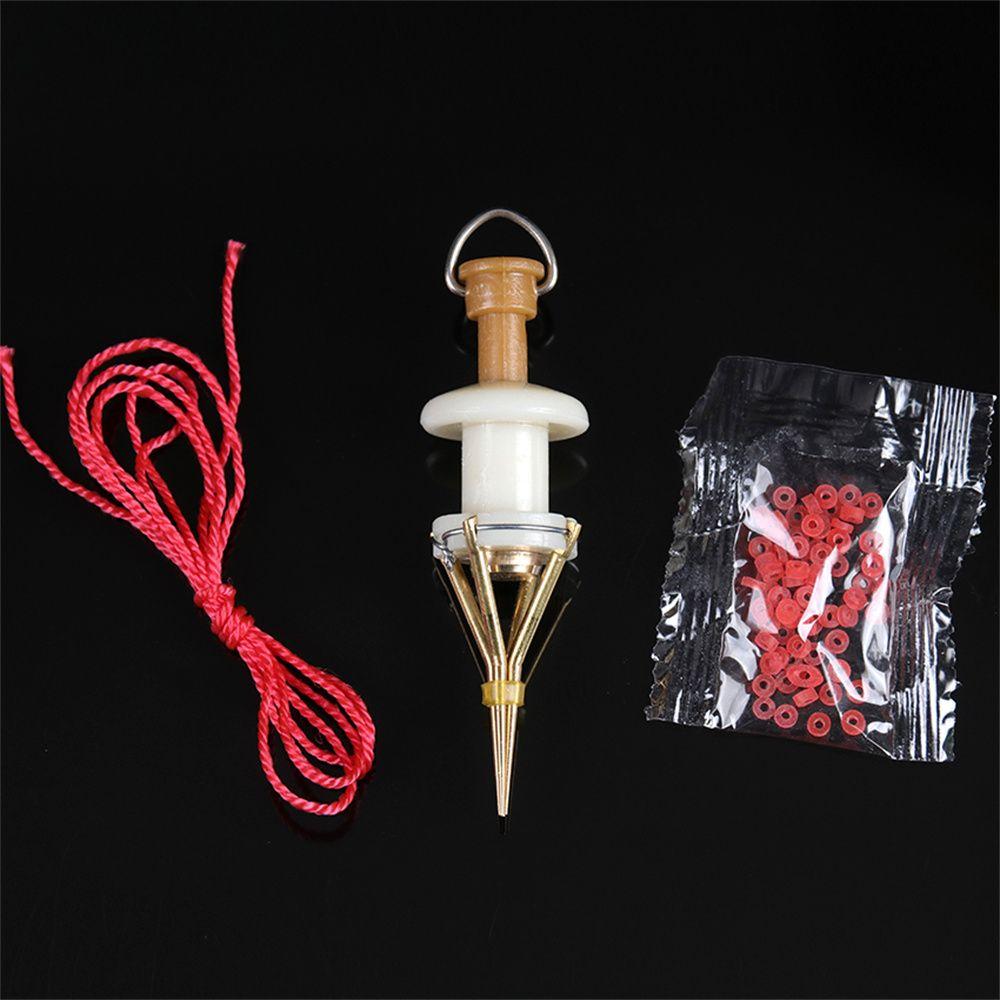 Copper Parts Bloodworm Lure Granule Earthworm Clips Fishing Bander Pellet Plier Bait Clip