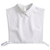 Fashion Half Shirt Style Fake Collar for Women Stand Detachable Collar Fake Girls Vintage Lace Ladies False Blouse Collar Decor