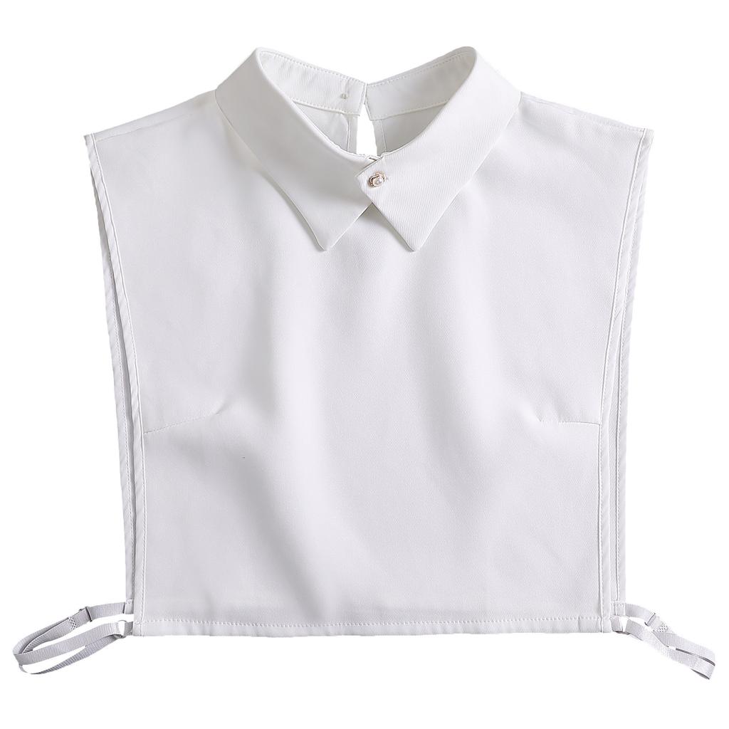 Fashion Half Shirt Style Fake Collar for Women Stand Detachable Collar Fake Girls Vintage Lace Ladies False Blouse Collar Decor