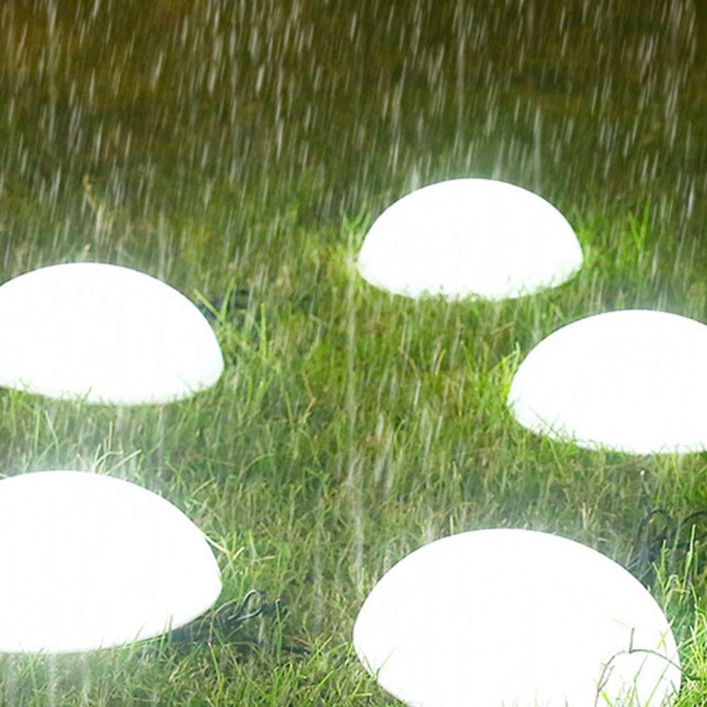 5 шт. Погодоустойчивые газонные светильники в форме полусферы, светильник-булыжник, для улицы, сада, газона