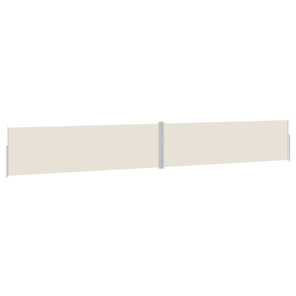 Retractable Side Awning 170 x 1200 cm Cream
