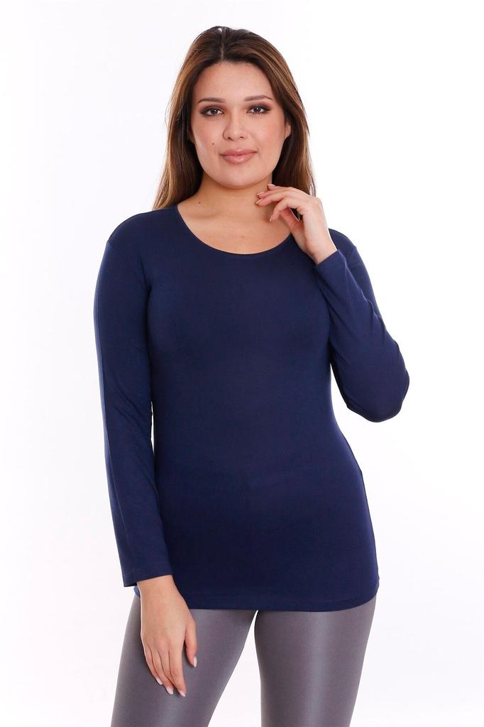 Женская мода, боди большого размера, большие размеры, круглый вырез, длинный рукав, вискоза, розовое боди