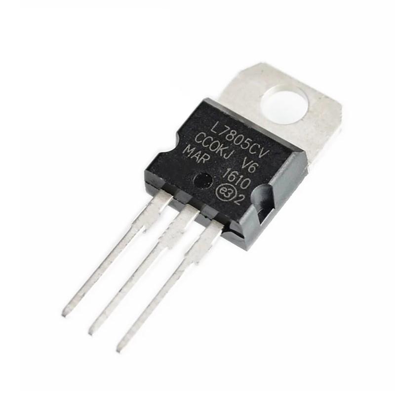 10Pcs L7805Cv L7805 7805 Voltage Regulator Ic 5V 1.5A To-220 Make In China