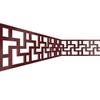 Декоративный навес из ПВХ с решеткой в китайском стиле: Изогнутая панель из массива дерева с резьбой для античного потолка или стены.