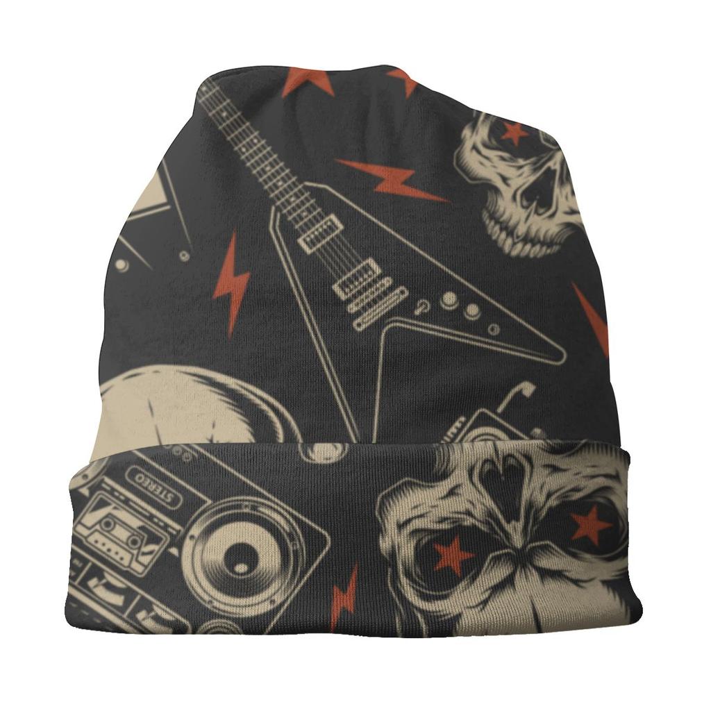 Шапки-капоты в стиле хэви-метал 80-х годов, шапки в стиле хип-хоп, уличные шапки Skullies, панк-рок, унисекс, женские вязаные шапки, термоэластичные шапки