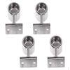 4x Фитинг поручня из нержавеющей стали для морского применения 60 градусов после стойки