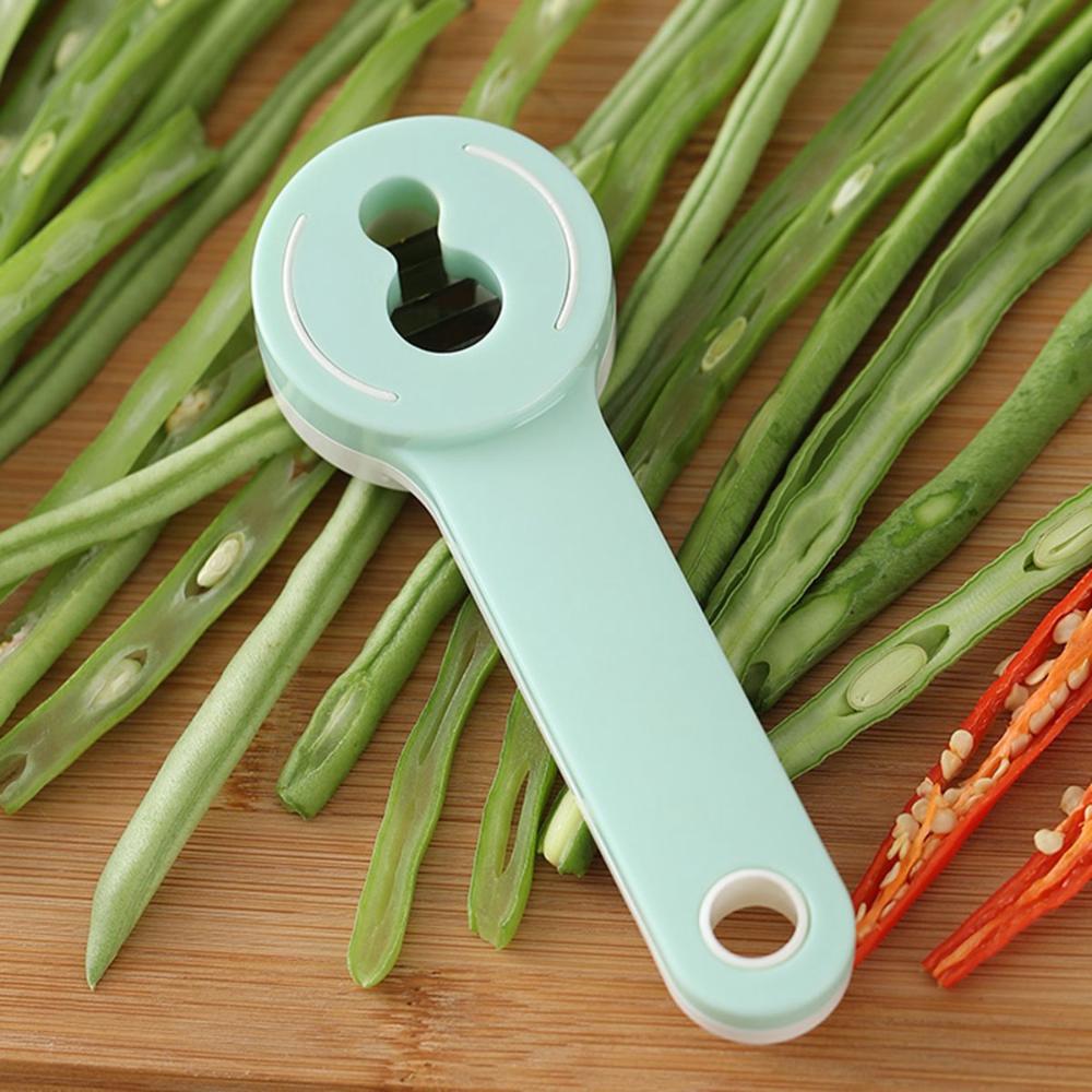Stainless Steel Green Peeler Stringer French Bean Cutter Green Bean Slicer Long Bean Shredder