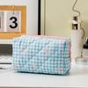 Large Capacity Cosmetic Organizer Bow Coin Purse New Quilted Makeup Bag  Women