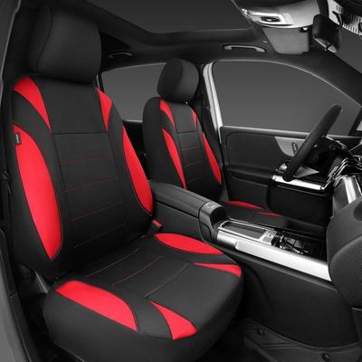 Racing Style Car Seat Covers PU Leather Seat Protector Automotive Interior Seat Cushion Sedan