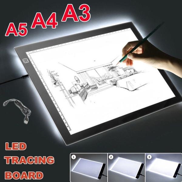 A4 Copy Desk Led Luminous Board Animation Copy Through Writing Desk Painting Drawing Board