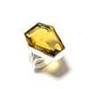 Citrine Gemstone Handmade 925 Sterling Silver Jewelry Ring Size 6.5 q5Q77