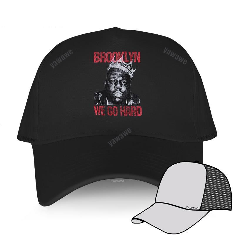 Бейсболка весна-лето однотонная шляпа от солнца NOTORIOUS BIG - GO HARD BROOKLYN BIGGIE SMALLS RAP унисекс хлопковая кепка Snapback для подростков