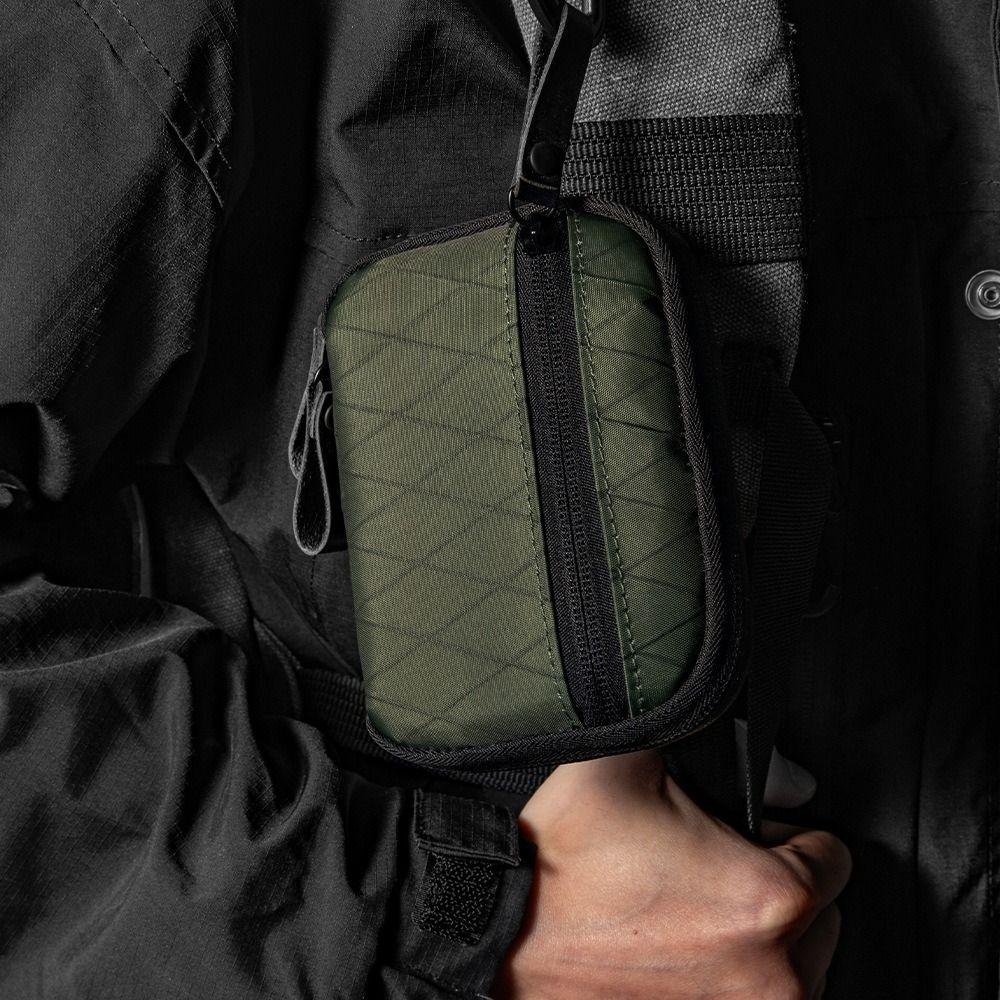 Waterproof EDC Pocket Organizer Nylon Material Tool Storage Bag EDC Wallet Pouch  Outdoor Cycling