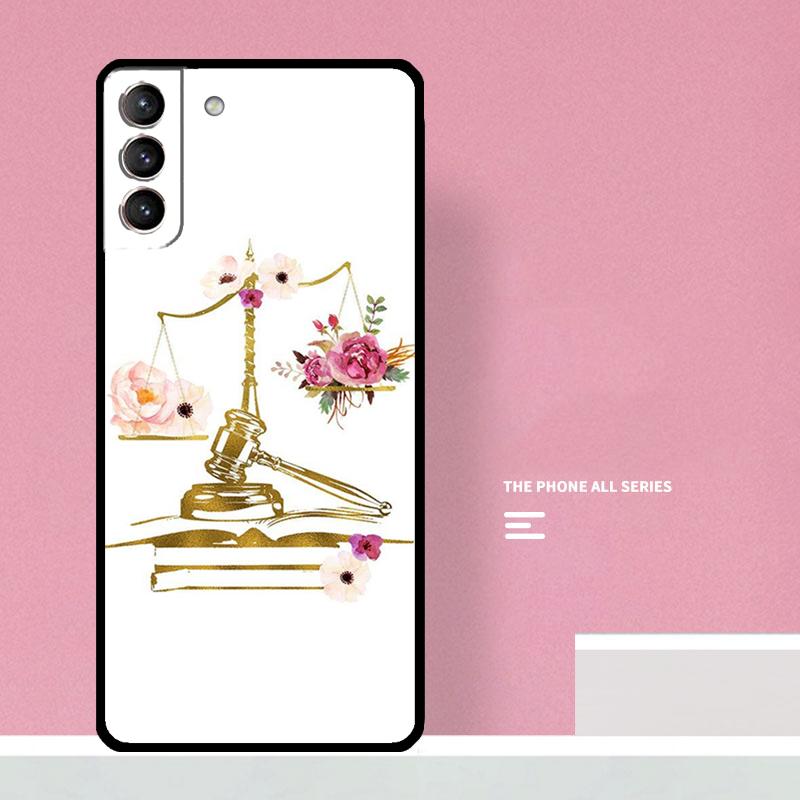Чехол для телефона с рисунком "Адвокат Судья" для Samsung Galaxy S24 S26 Ultra S20 S21 S22 S23 S25 Plus S10 S25 FE Чехол Coque