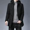 Top Grade Designer Men Parka Jacket Thick Casual Fashion Windbreaker Hooded Quilted Bubble Coats Long Mens Clothes