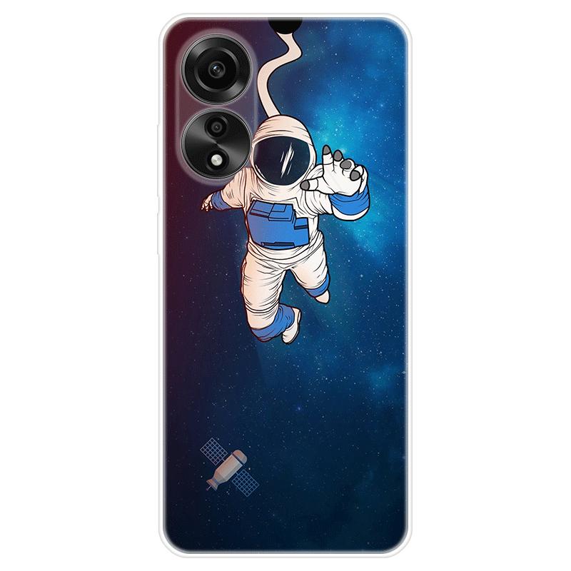 Для OPPO A58 A 58 4G чехол Мягкая силиконовая задняя крышка Мультяшный чехол для телефона Разнообразие